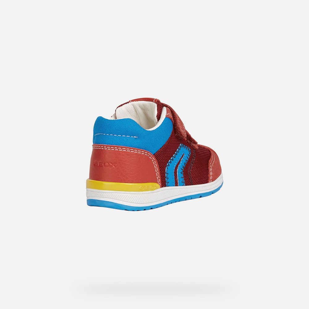 Geox Bebek Spor Ayakkabı Kırmızı - Rishon Boy - BLF-590173